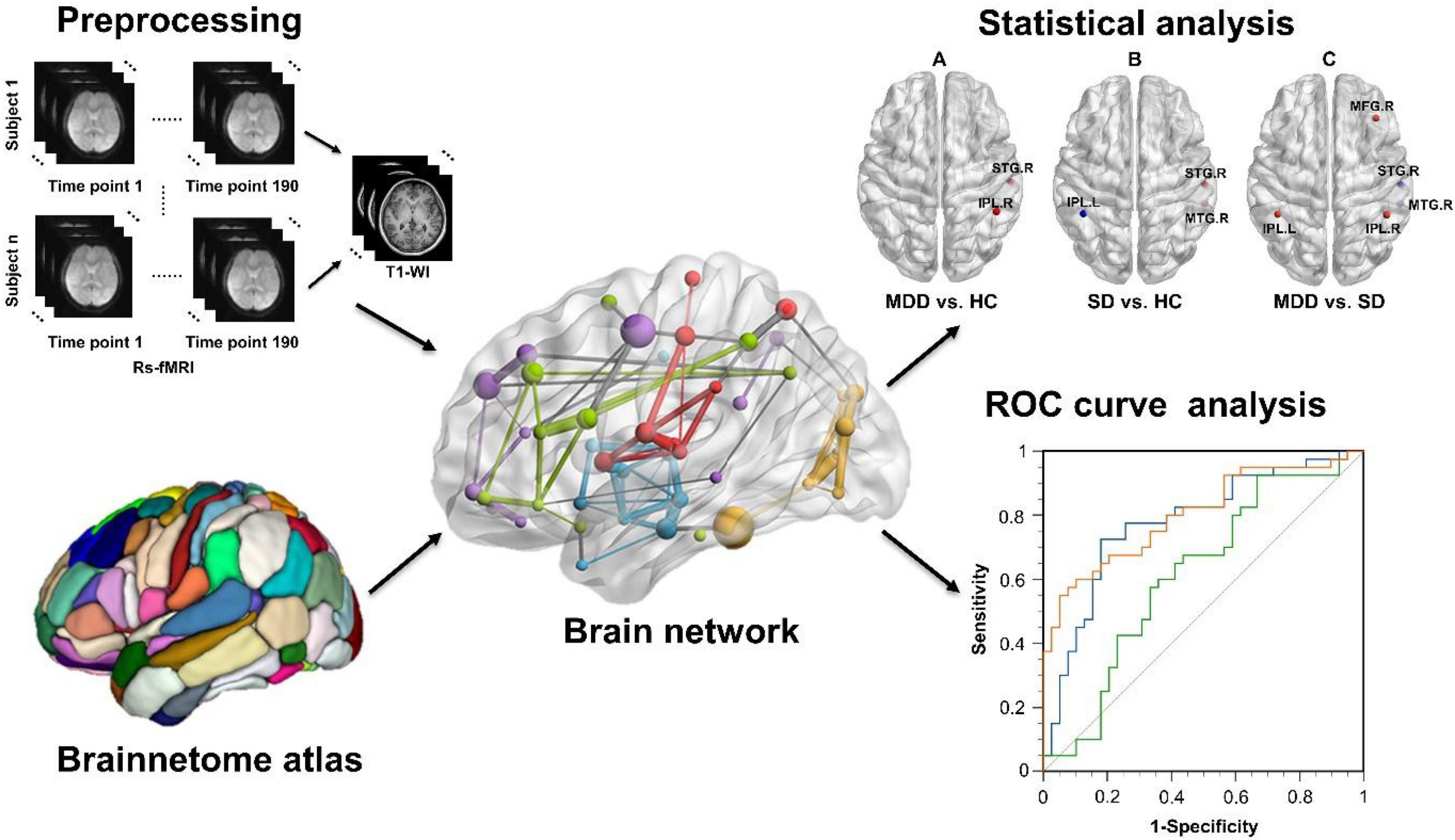 Aberrant degree centrality of functional brain networks in subclinical depression and major depressive disorder